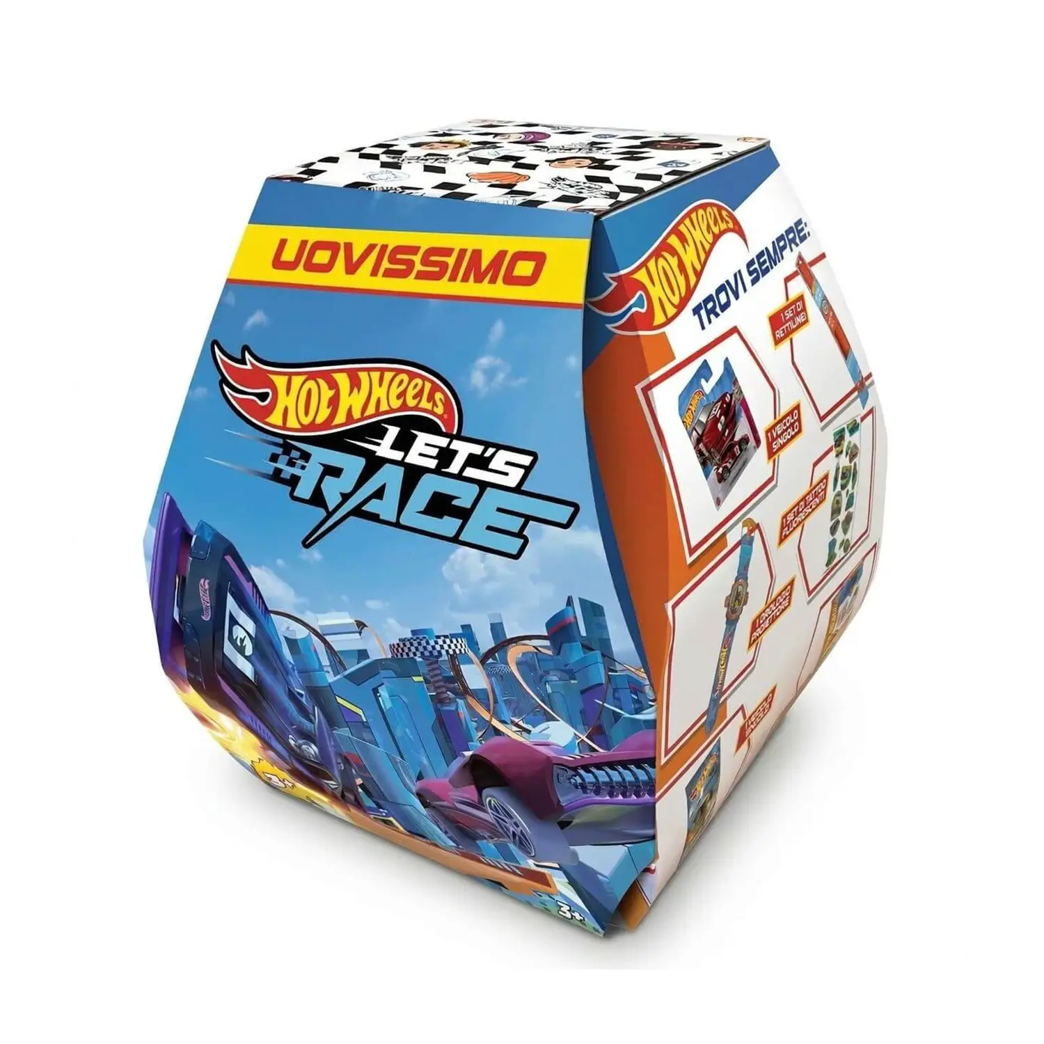 Uovissimo Hot Wheels Let's Race Ricco Di Sorprese - Pasqua