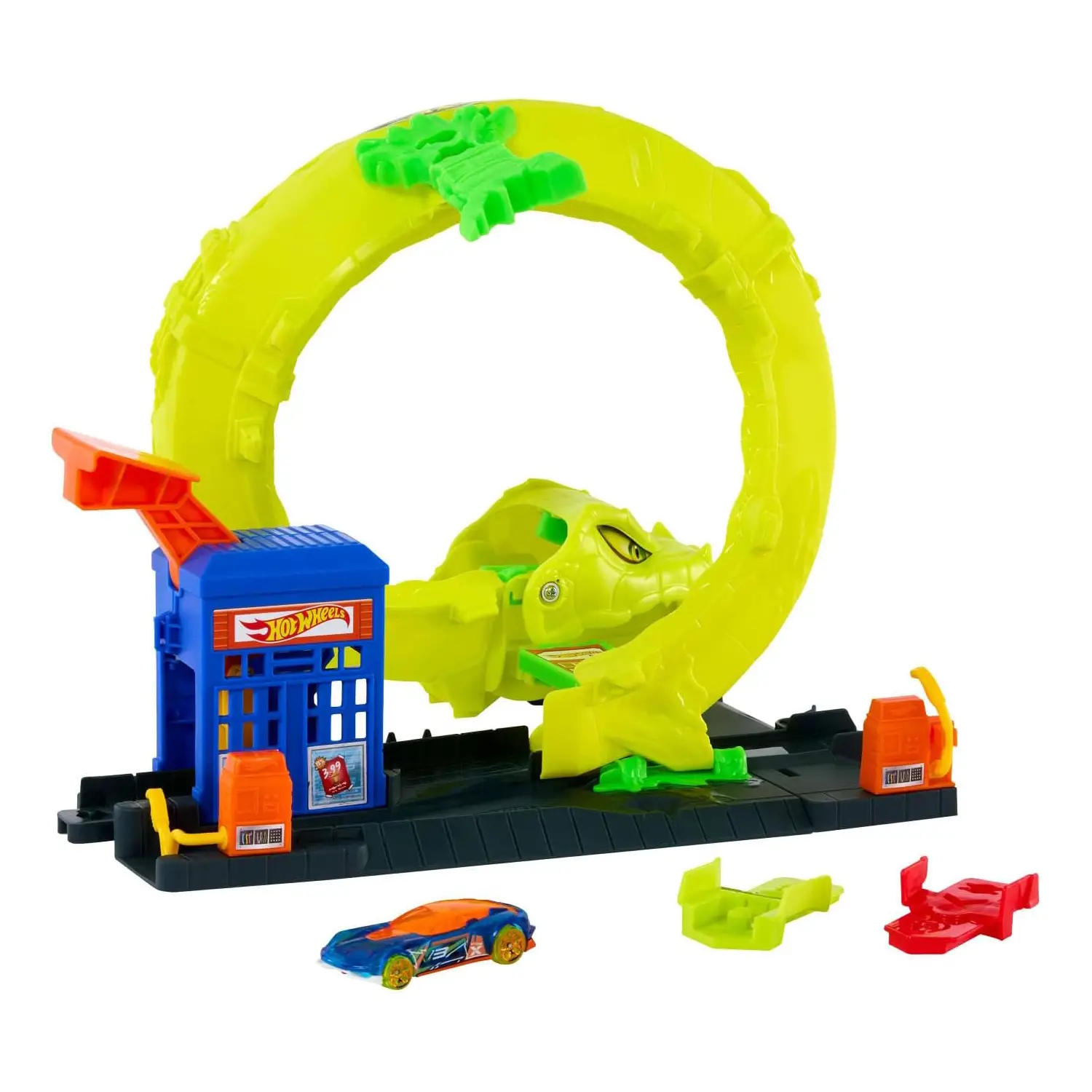 Hot Wheels City Attacco Del Serpente JBM63 - action figures ed accessori