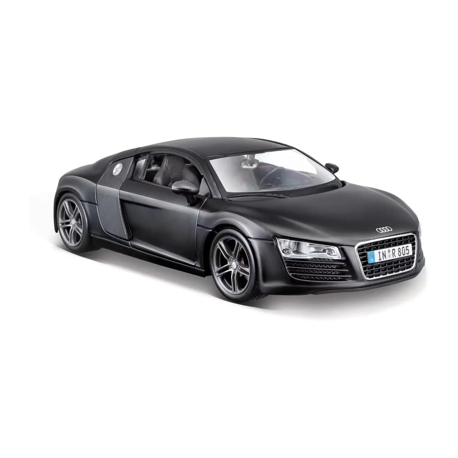 Auto 1:24 Audi R8 Dull Black - diecast