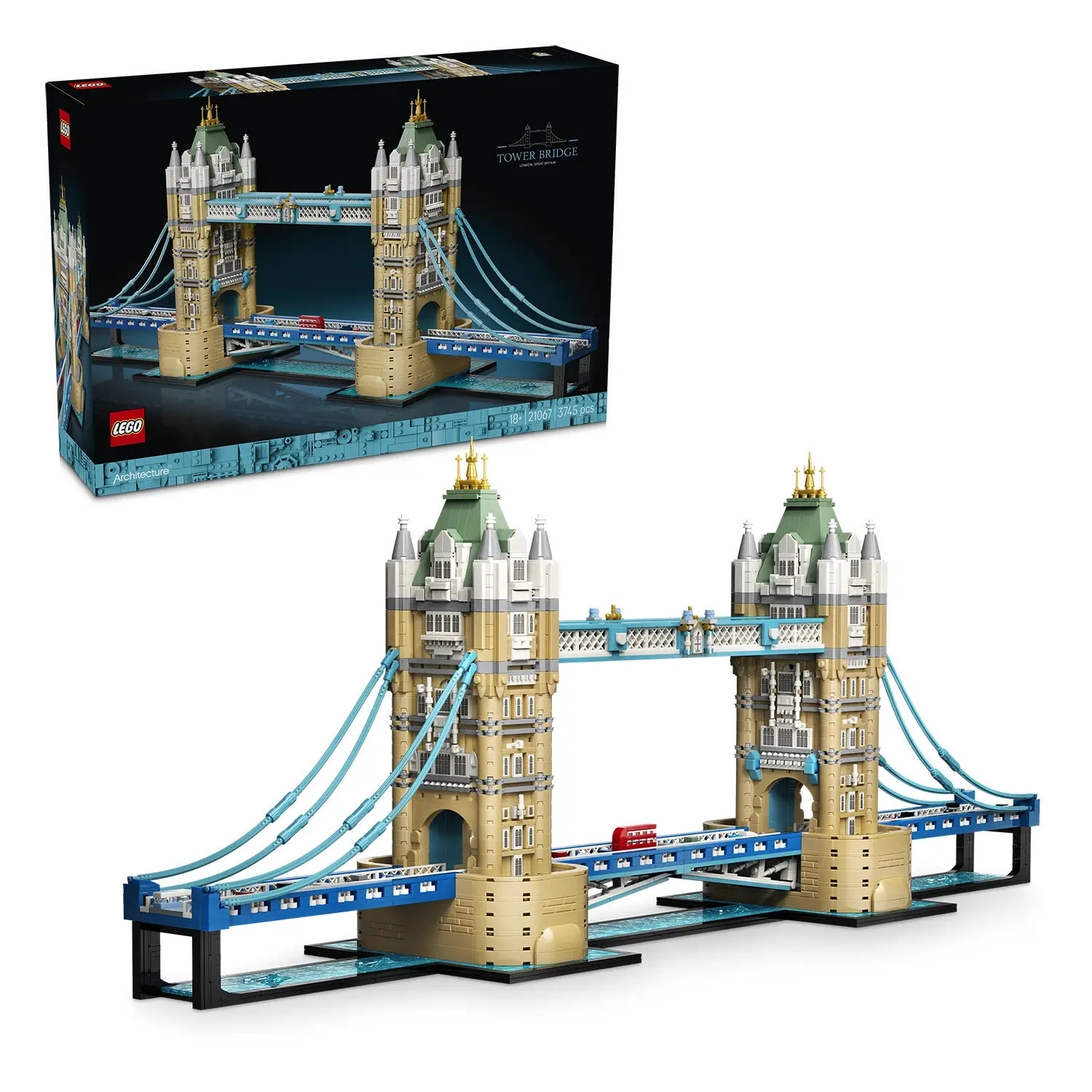 LEGO Architecture Tower Bridge 21067 - 3745 Pezzi - lego