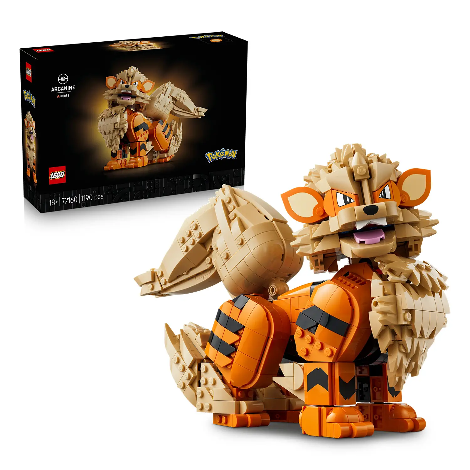 LEGO Pokémon Arcanine 72160 - 1190 Pezzi - lego