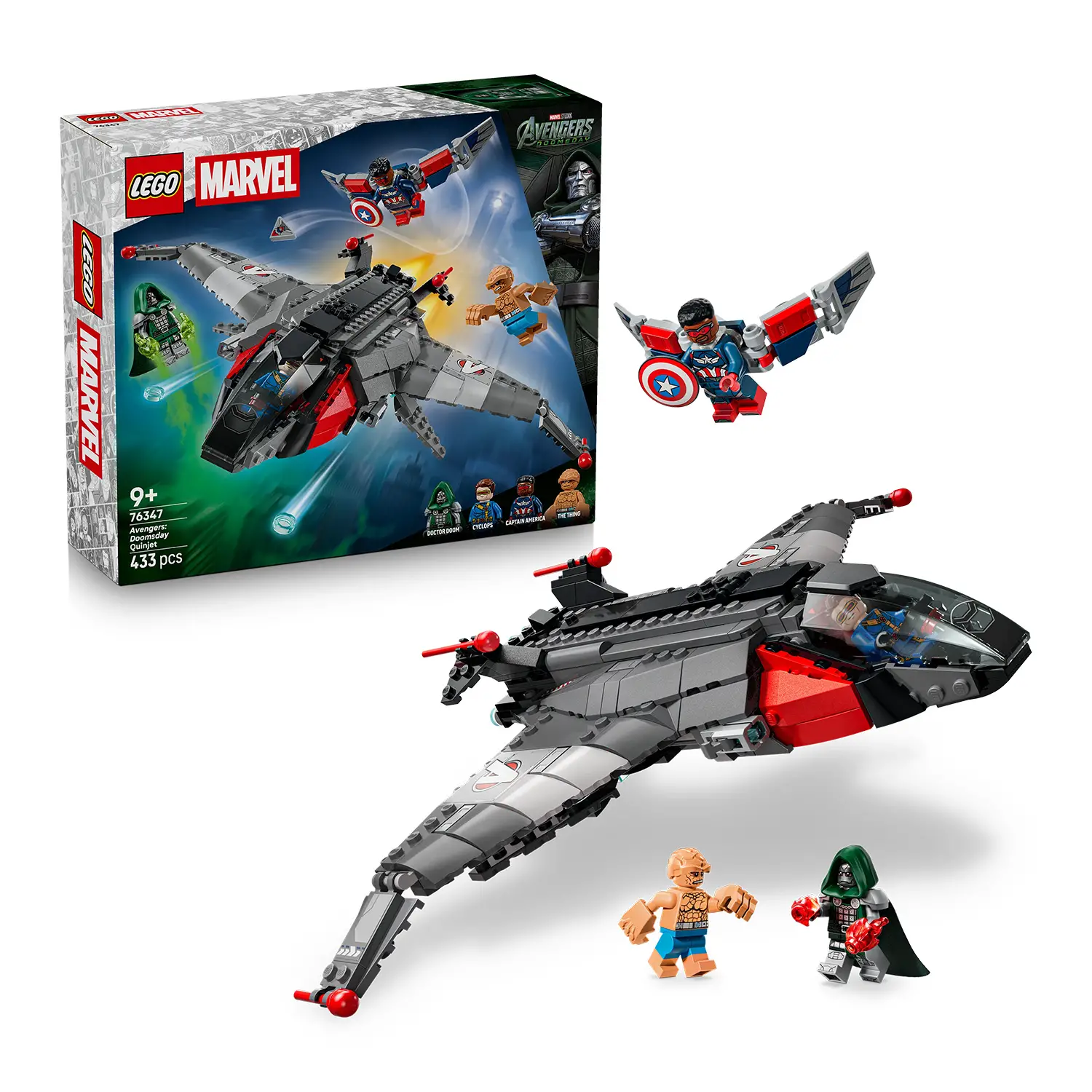 LEGO Super Heroes Avengers: Doomsday Quinjet 76347 - 433 Pezzi - lego