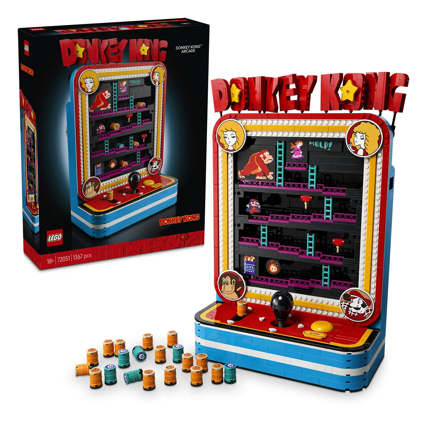 LEGO Super Mario Donkey Kong Arcade 72051 - 1371 Pezzi - lego