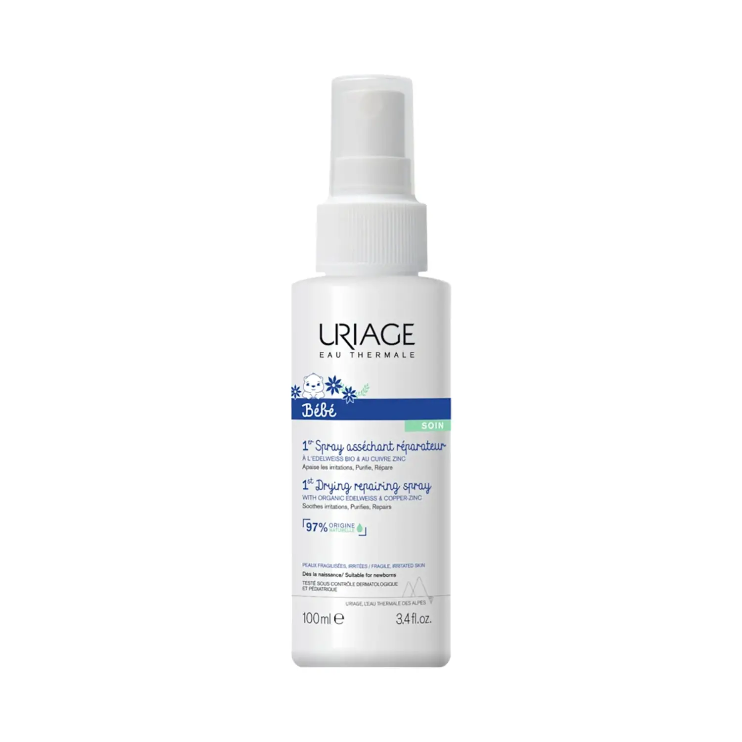 Uriage BEbé 1° Spray Assorbente Riparatore 100 ml - cosmesi e igiene