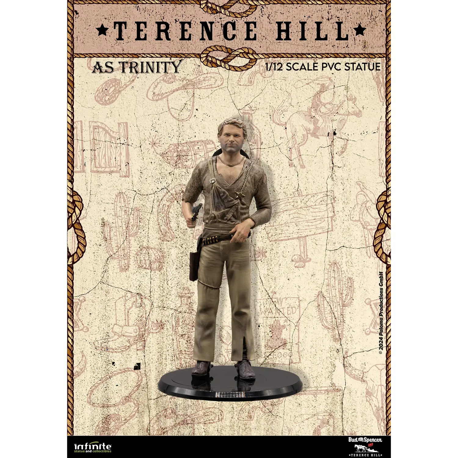 TITOLO SERPTerence Hill as Trinity PVC Figure 15 cm Scala 1:12 - action figures ed accessori
