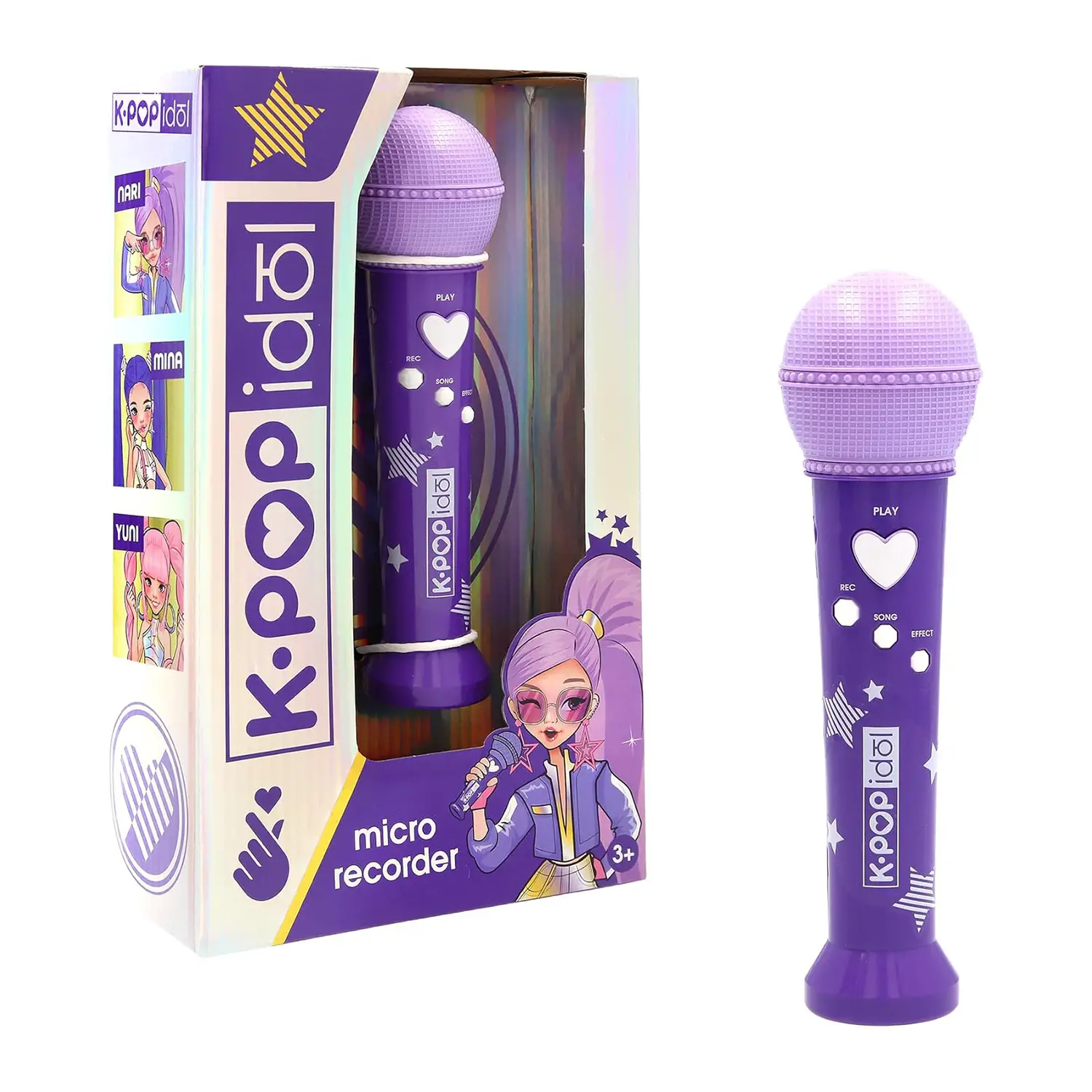 K Pop Idol Microfono Con Registrazione Vocale E Suoni - action figures ed accessori
