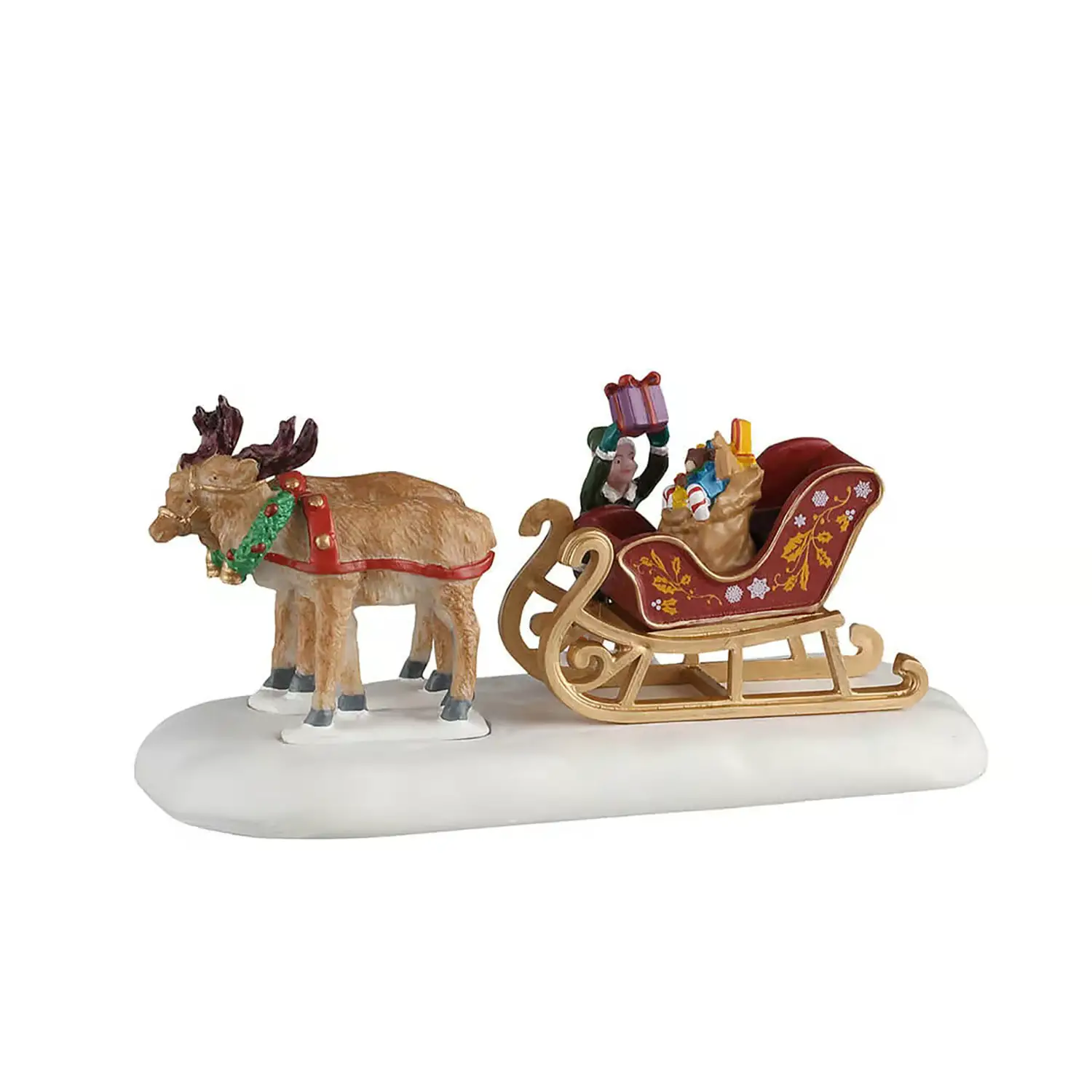 Lemax Sled Of Toys 63811 – Slitta di Babbo Natale con Giochi in Resina - scene e villaggi