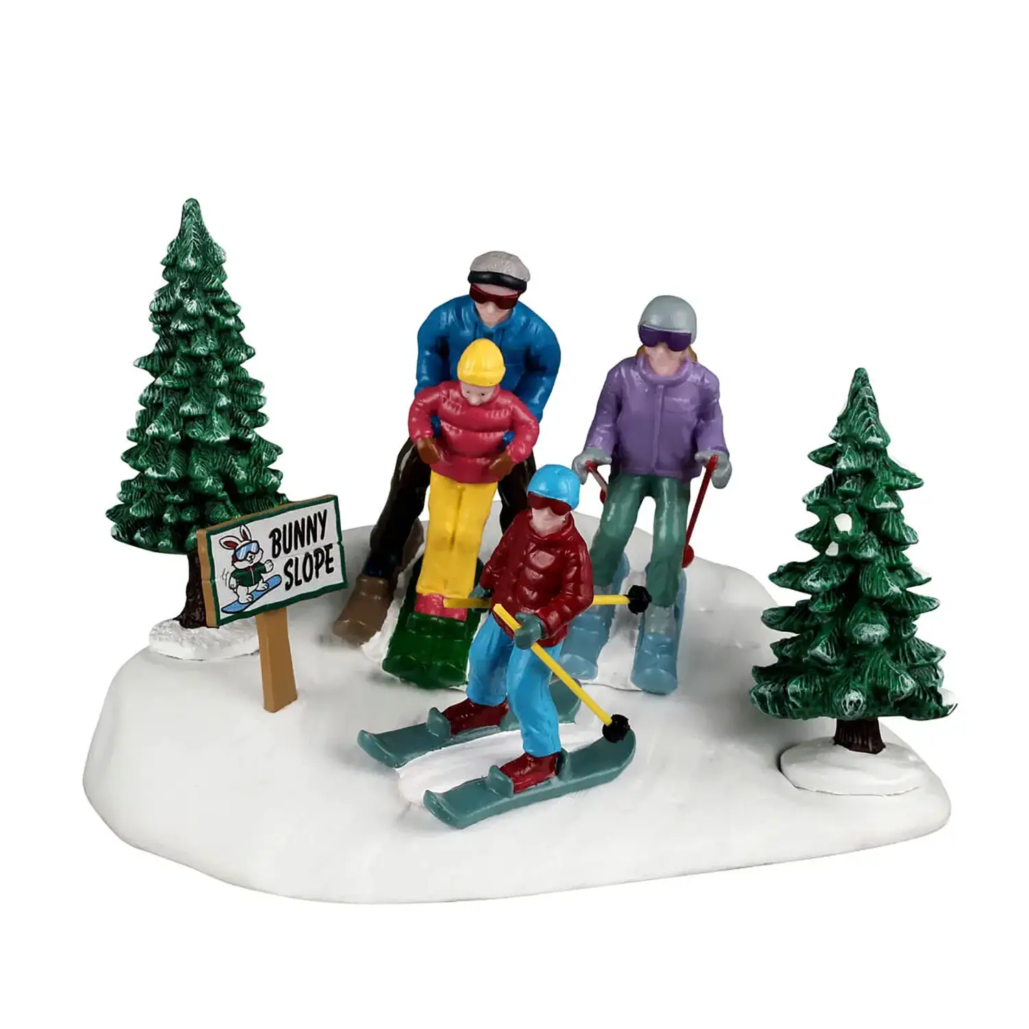 Lemax Family Ski Day 63822 – Famiglia sugli Sci Vail Village in Resina - scene e villaggi