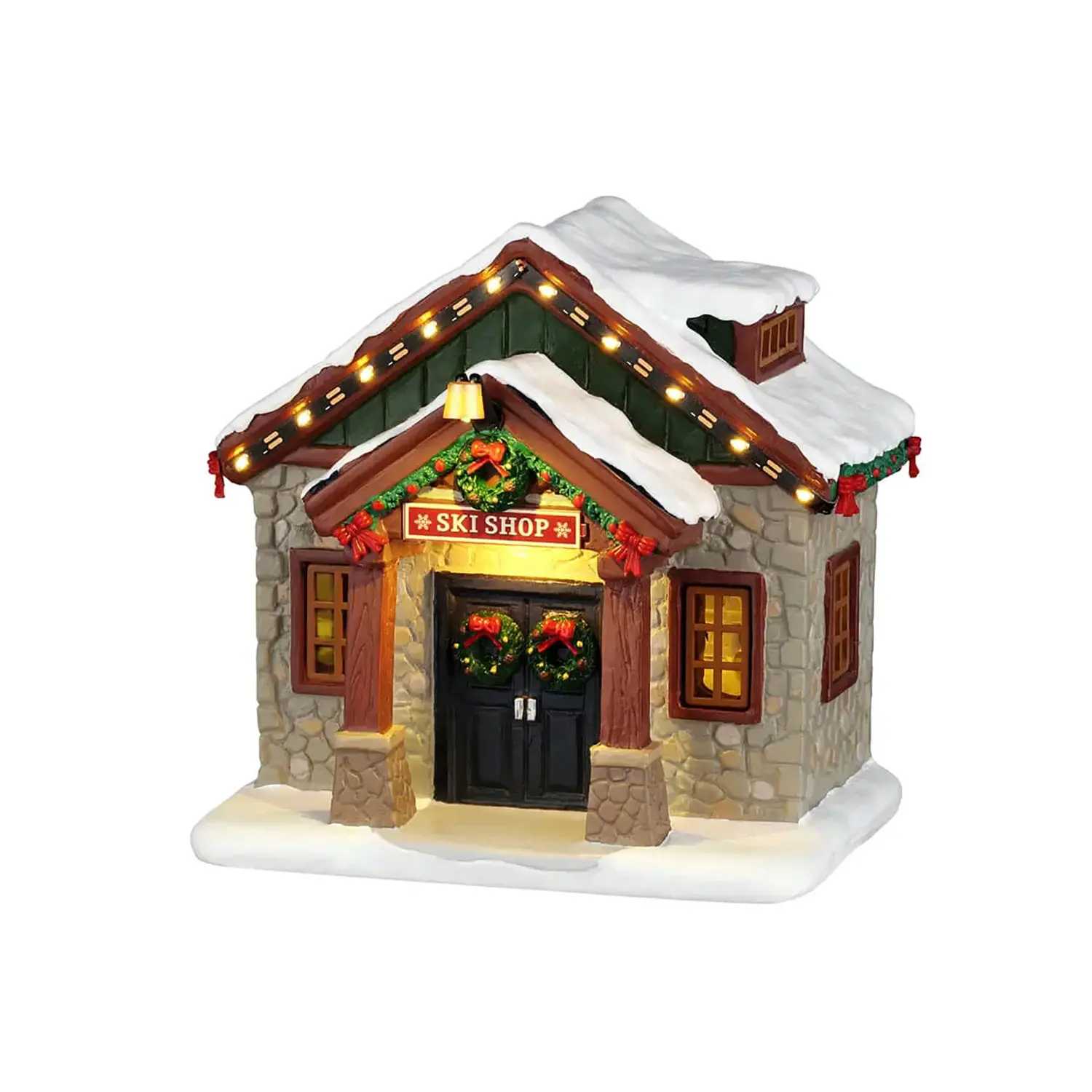 Lemax Ski Shop 64681 – Negozio di Sci Luminoso Vail Village in Resina - scene e villaggi