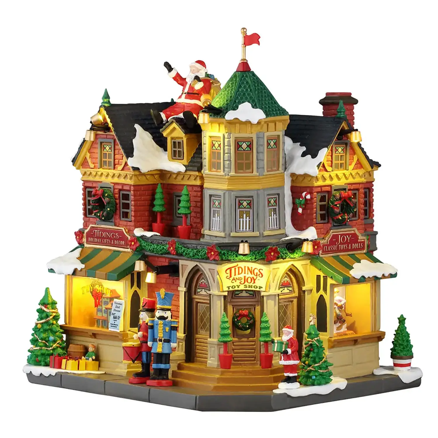 Lemax Tidings And Joy 65526 – Negozio di Giocattoli Natalizio Luminoso Caddington - scene e villaggi