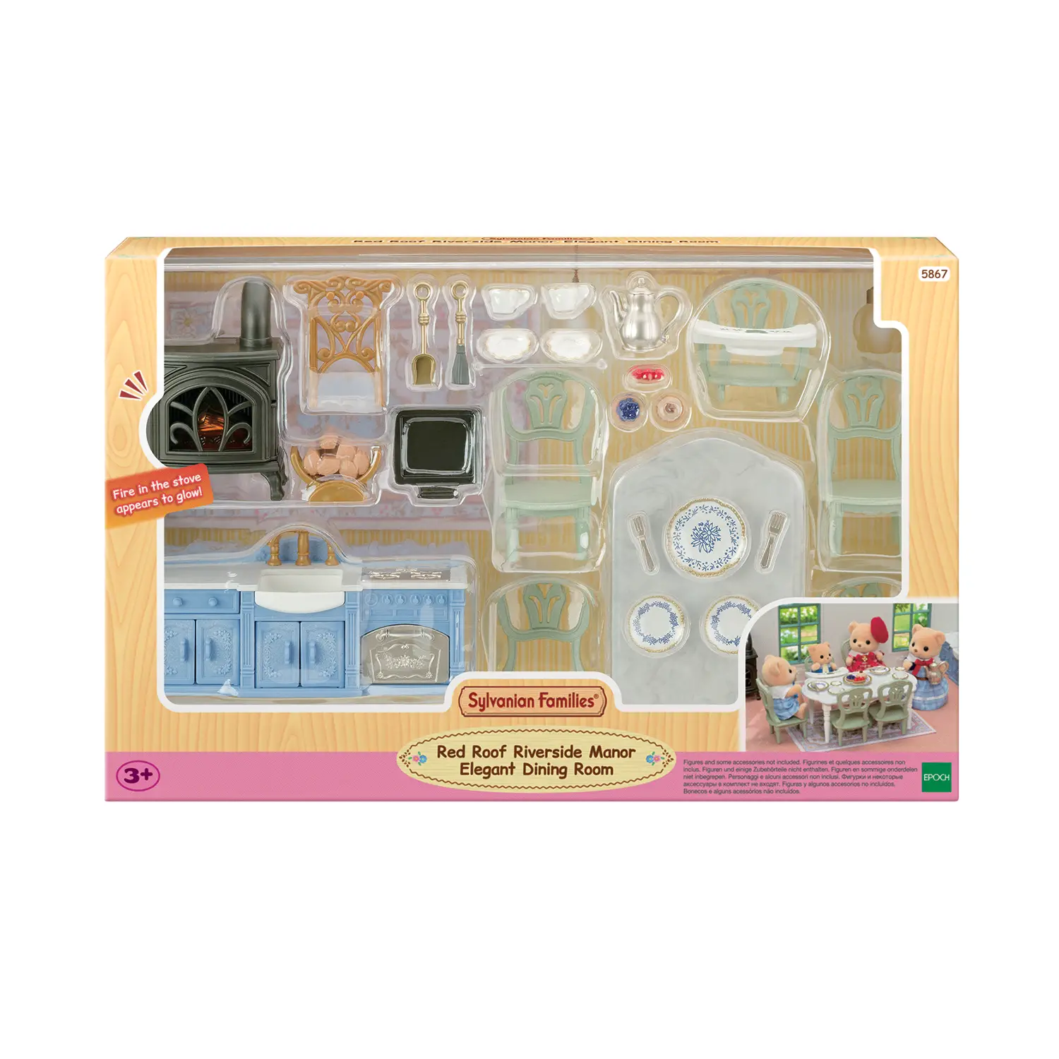 Sylvanian Families La Cucina Della Villa Sul Fiume - play set