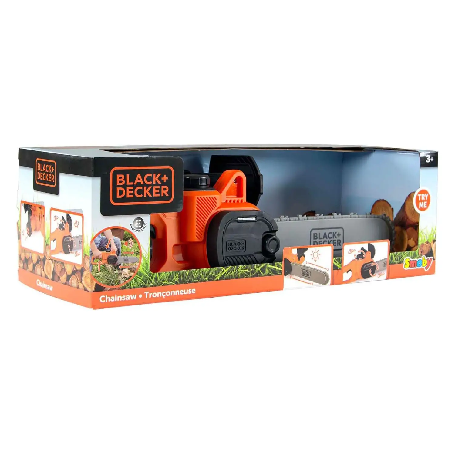 Black & Decker Motosega Giocattolo con Luci e Suoni - Professioni e mestieri