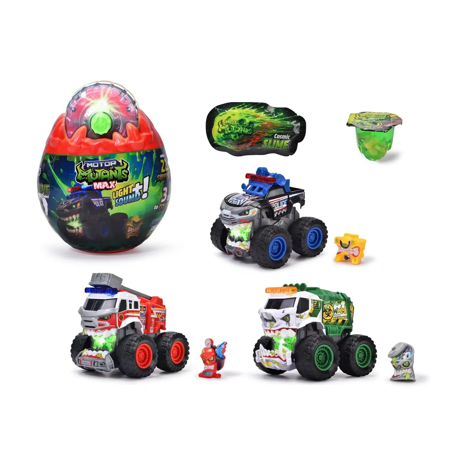Motor Mutants Veicolo A Sorpresa Con Luci E Suoni - action figures ed accessori
