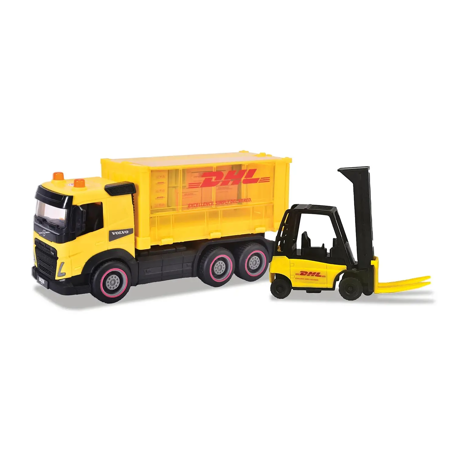 DHL Heavy Loader Truck Camion con Muletto - modellini