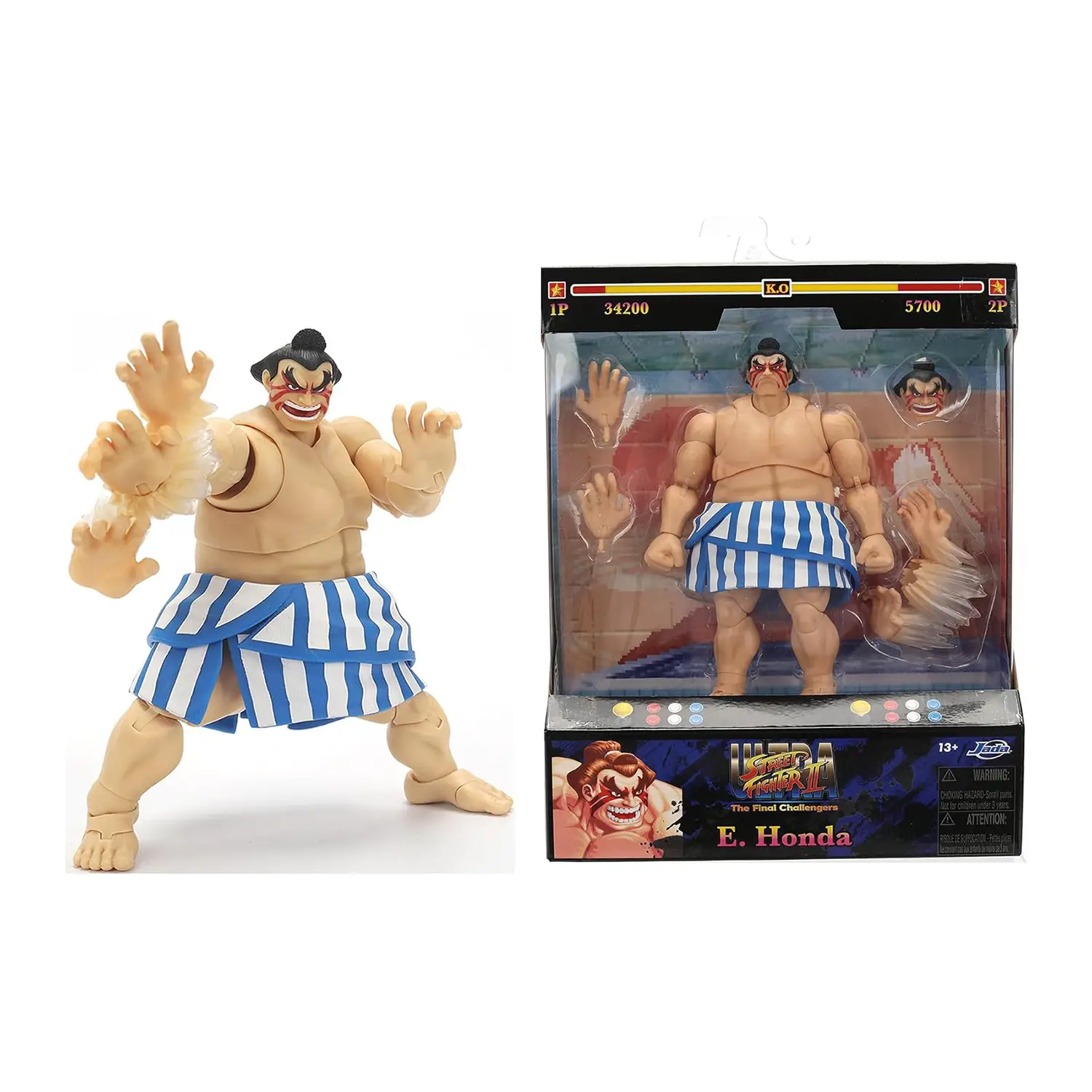 Street Fighter II E. Honda Personaggio 16 Cm - action figures ed accessori