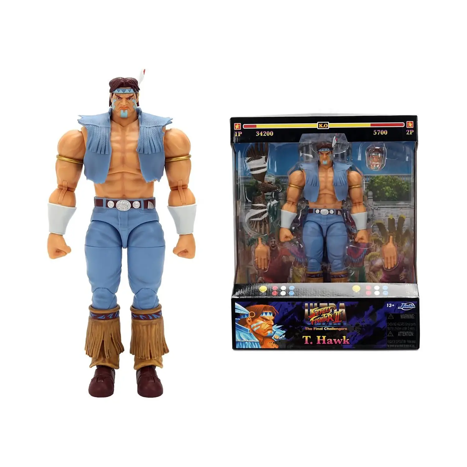 Street Fighter II T. Hawk Personaggio 20 Cm - action figures ed accessori