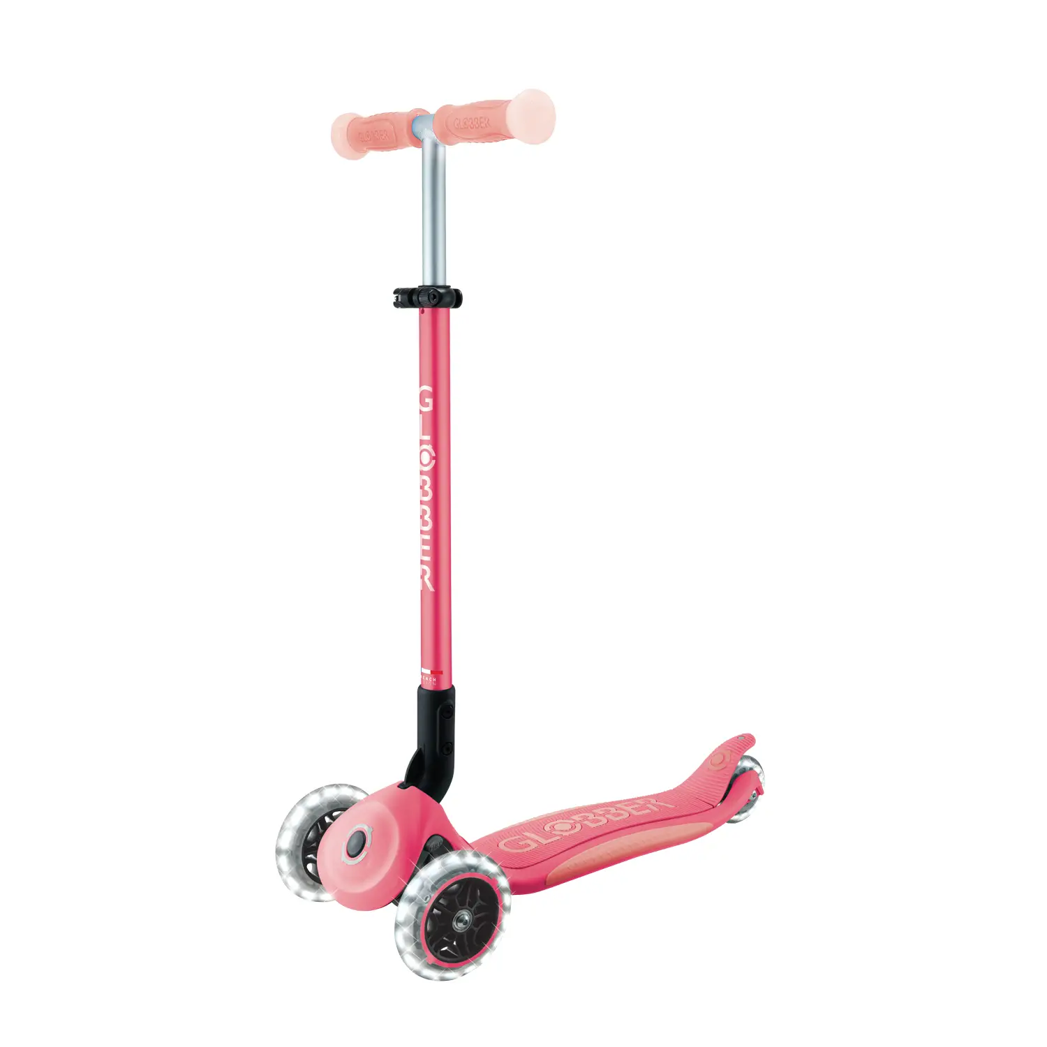 Globber - Monopattino Elite Glow Lights Rosa - monopattini