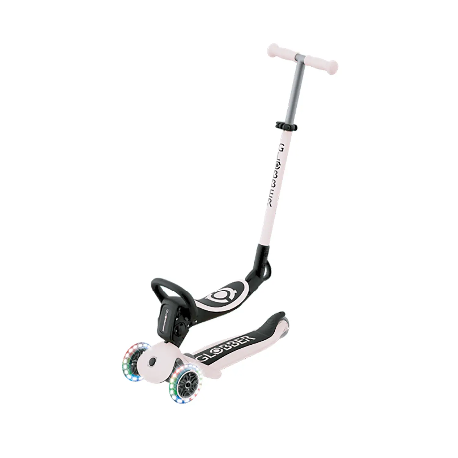 Globber - Monopattino Go-Up 3 in 1 Flip Light Rosa Polvere - monopattini