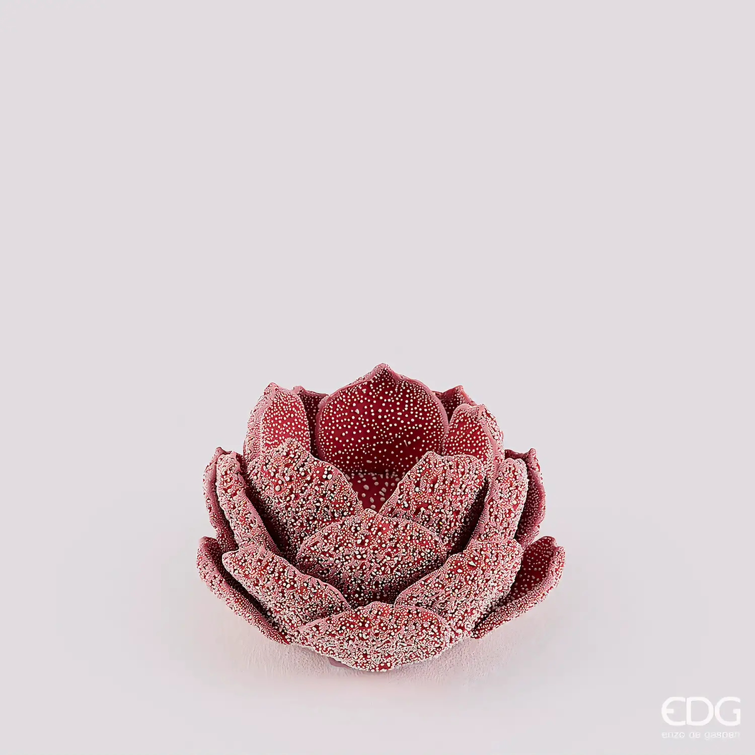 Portacandela Pigna Sugar EDG Rosso H 8 cm - addobbi casa