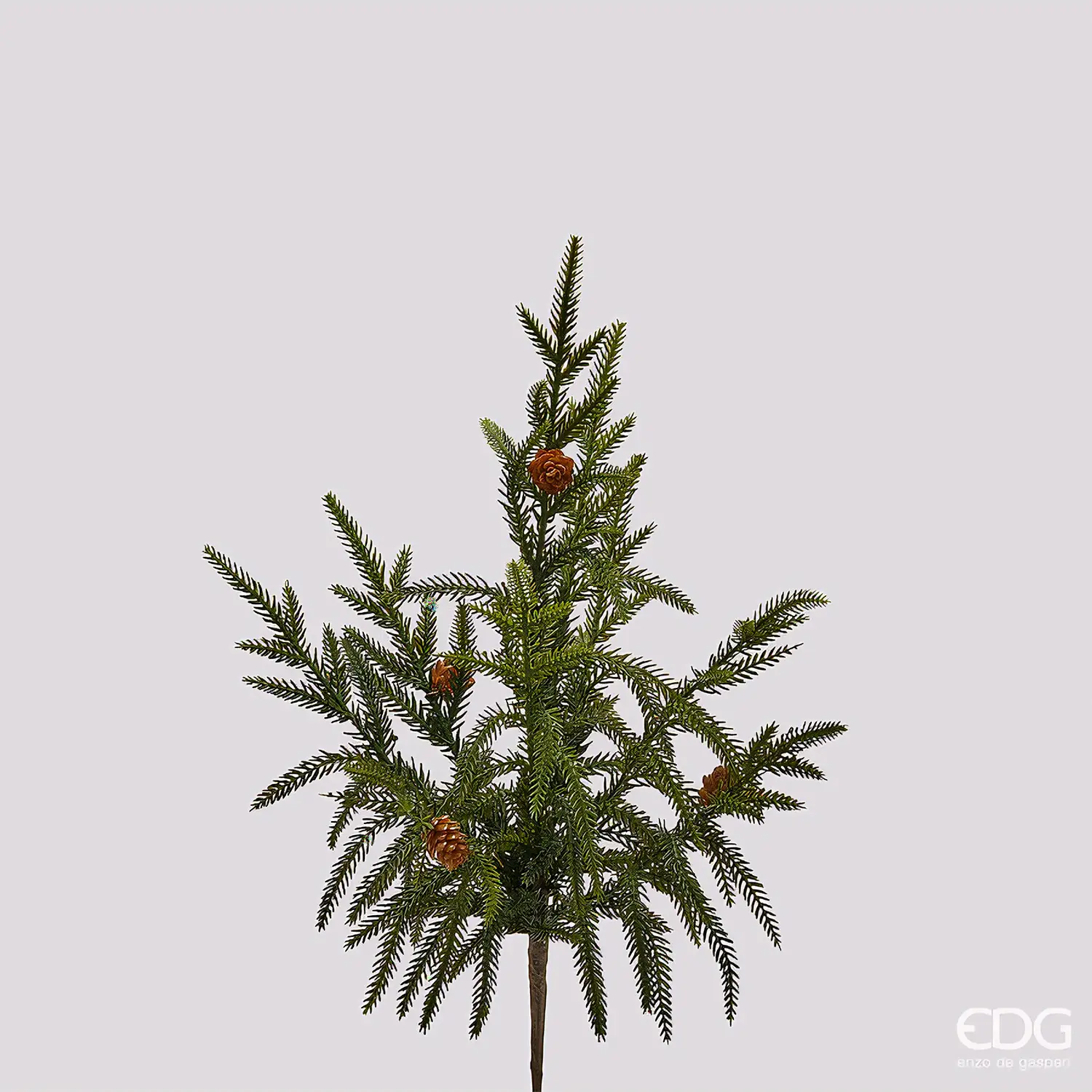 EDG Ramo Cryptomeria con Pigne H44 D35 cm Verde - fiori e ghirlande