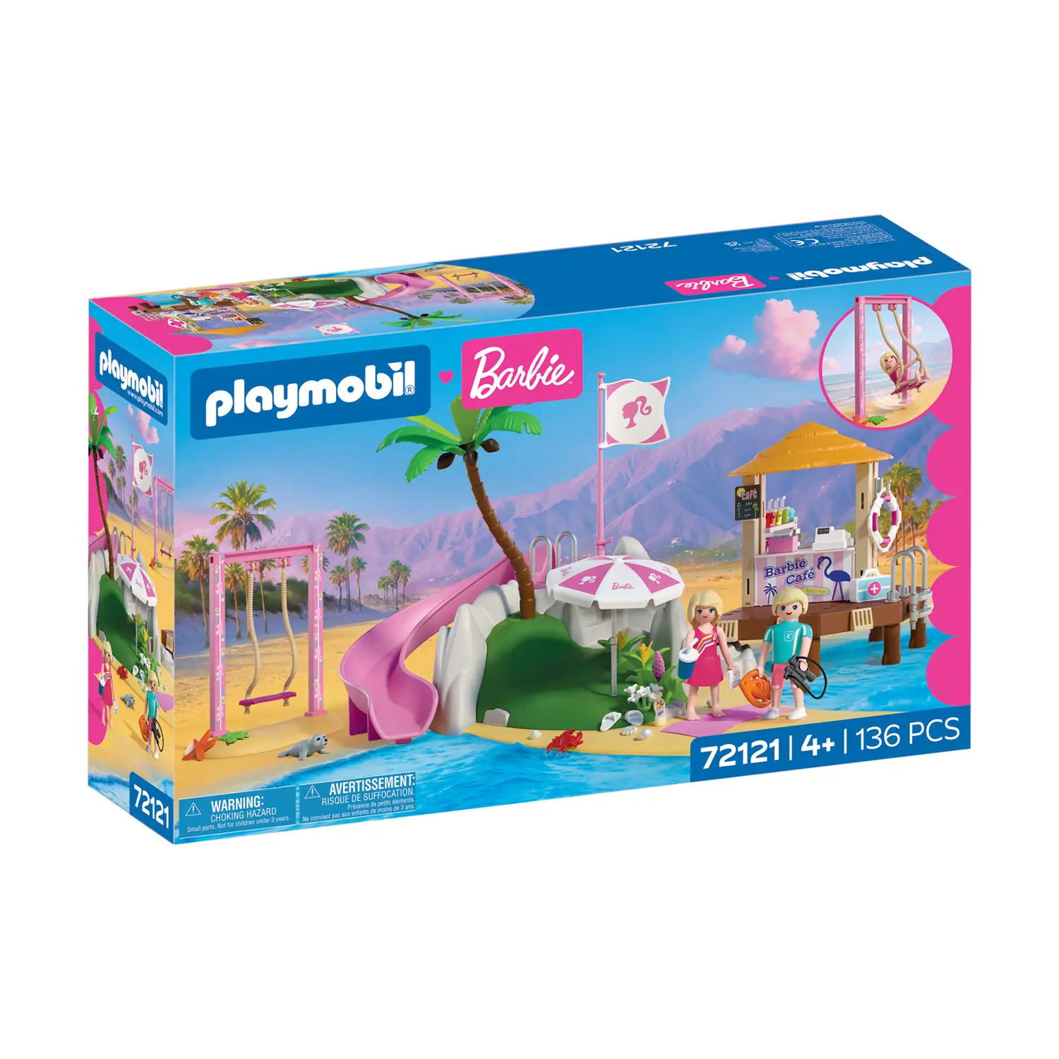 Playmobil 72121 x Barbie Caffè sulla Spiaggia con Barbie e Ken - playmobil
