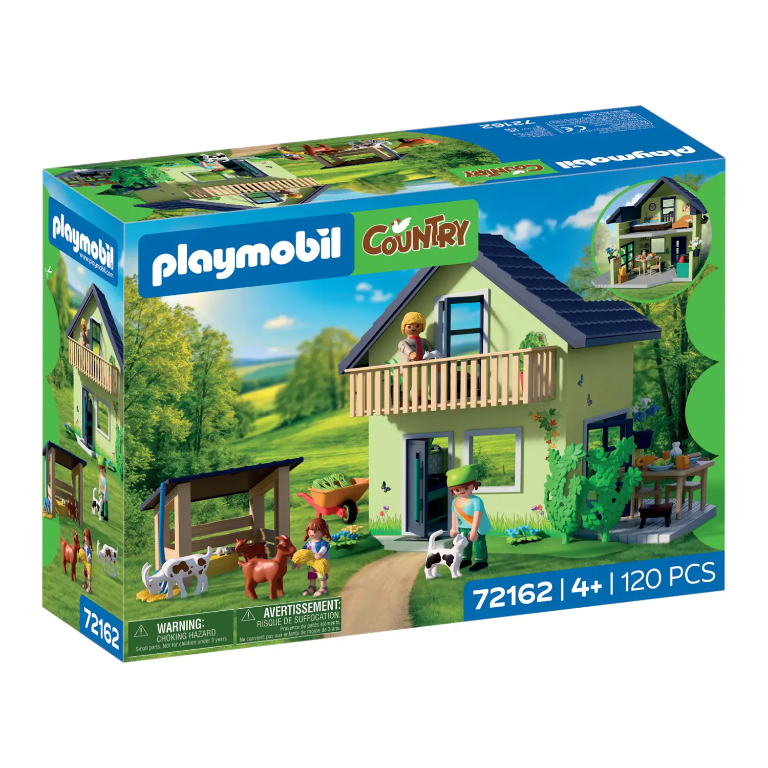 Playmobil 72162 Fattoria con Famiglia, Capre e Accessori - playmobil