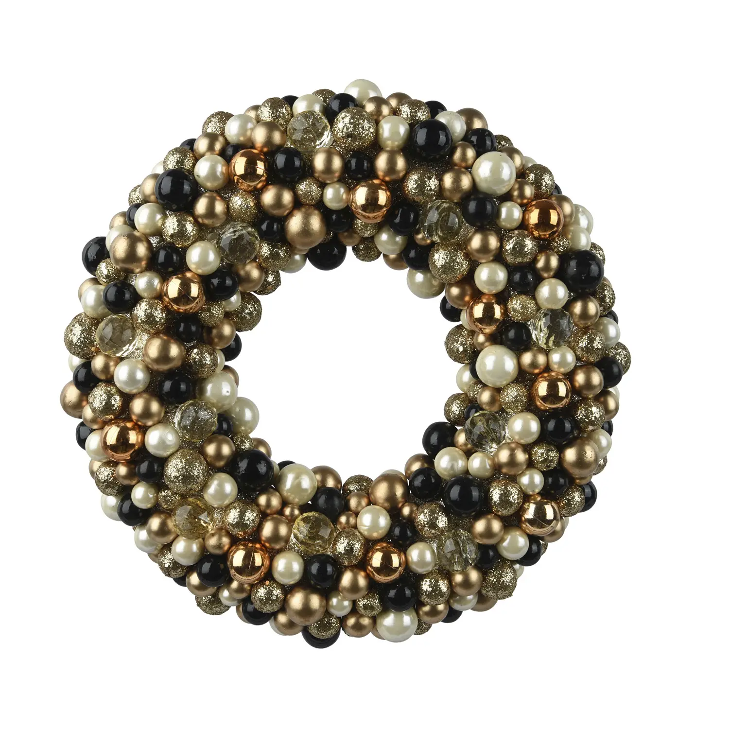 Decoris Corona di Natale con Perle Acriliche Ø33 cm - fiori e ghirlande