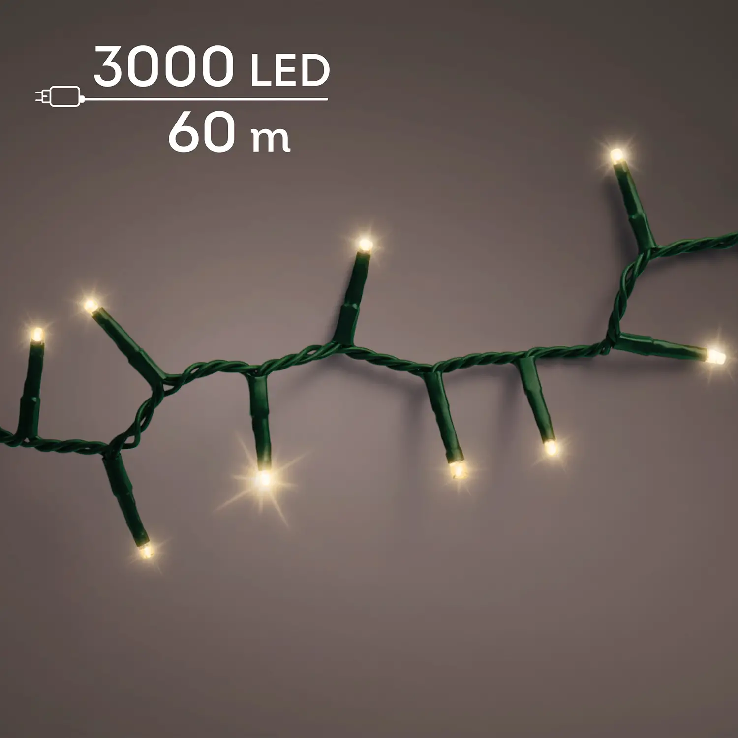 Lumineo Compact Twinkle Luci Natale LED 3000 LED 60 m - luci