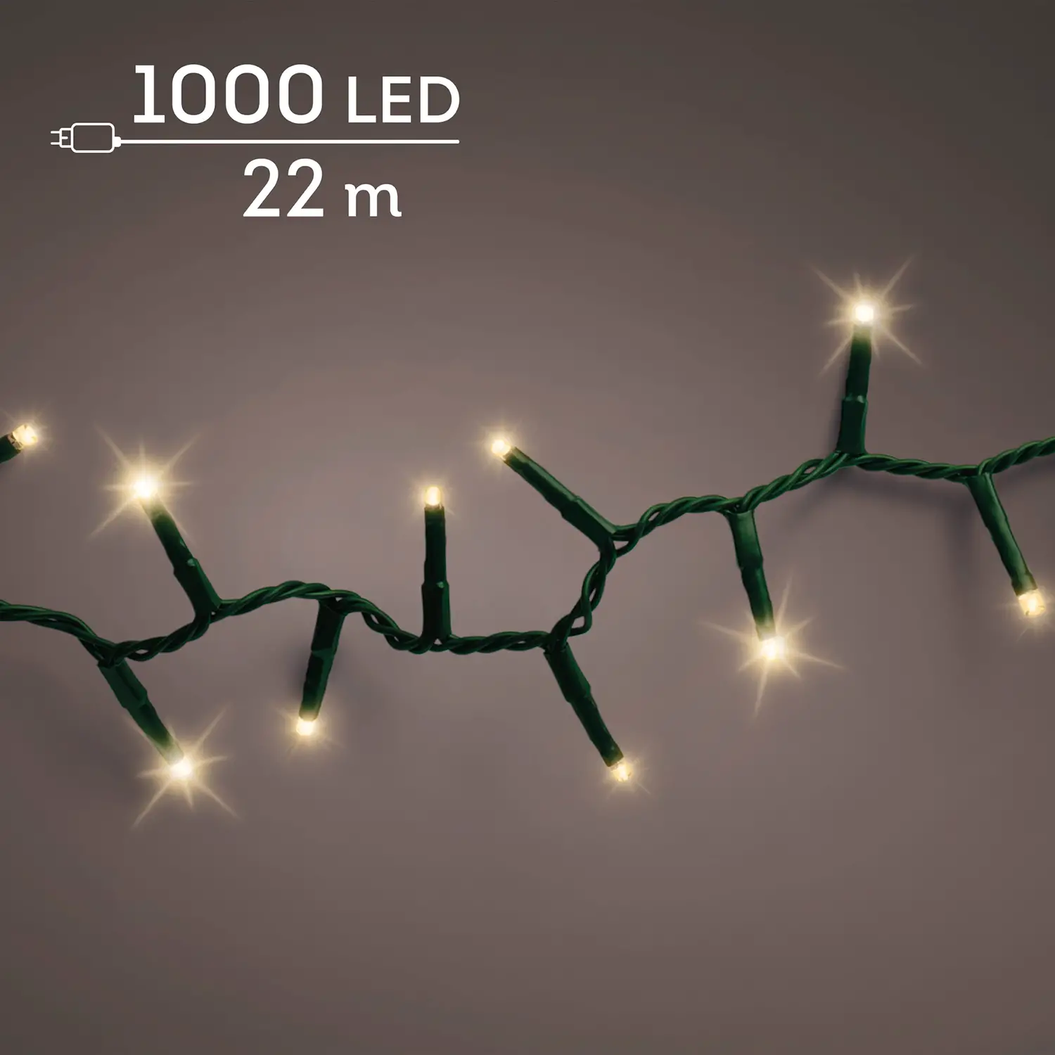 Luci Natale Lumineo Compact LED 1000 LED 22 m Flash - luci