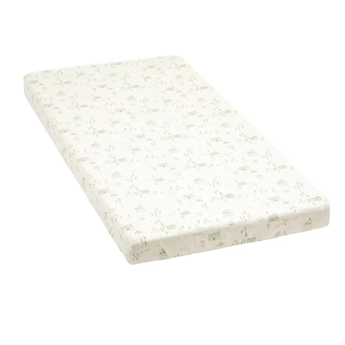 Stokke Lenzuolo con Angoli per Lettino Nighti 60x120 Sage Green Map - lenzuolini