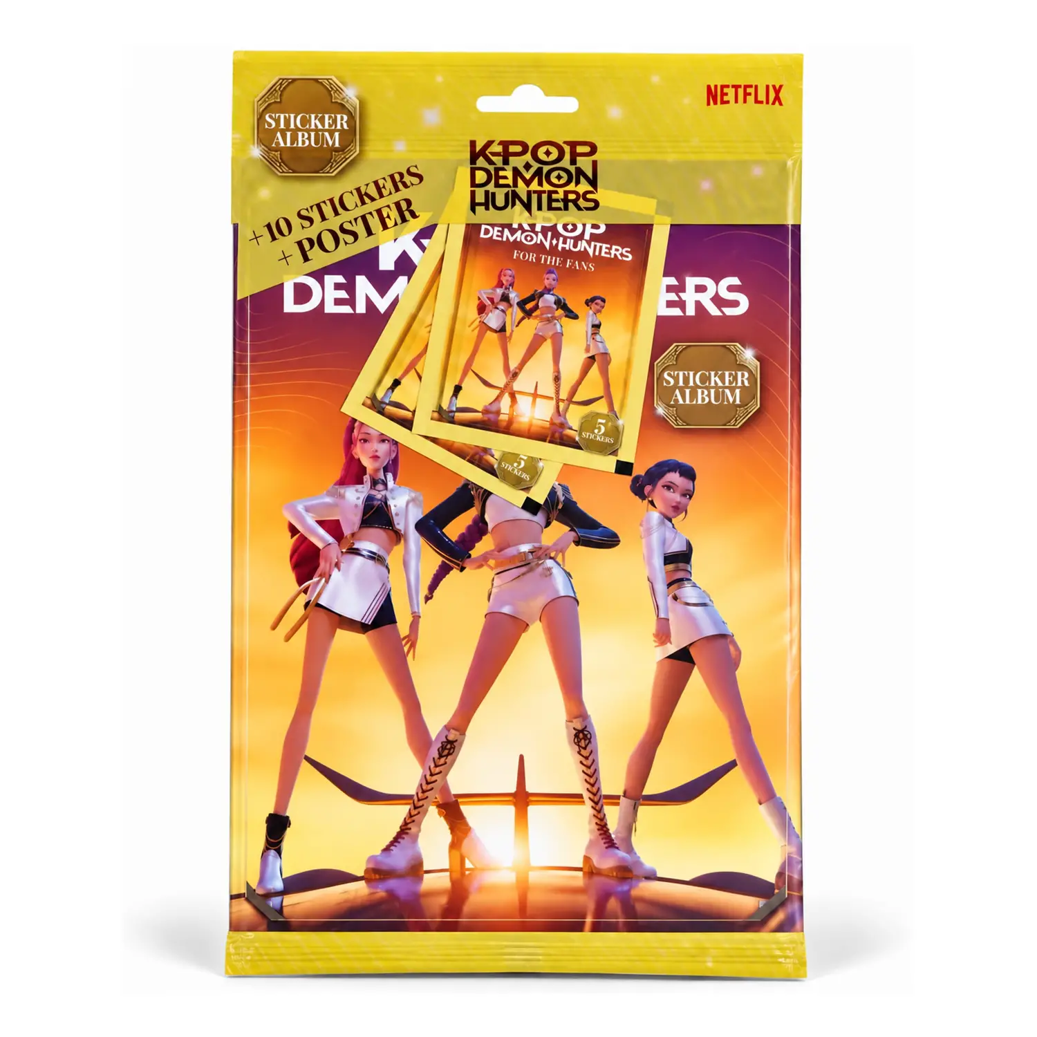 K-Pop Demon Hunters For The Fans Album Sticker con Poster - collezionabili bambina
