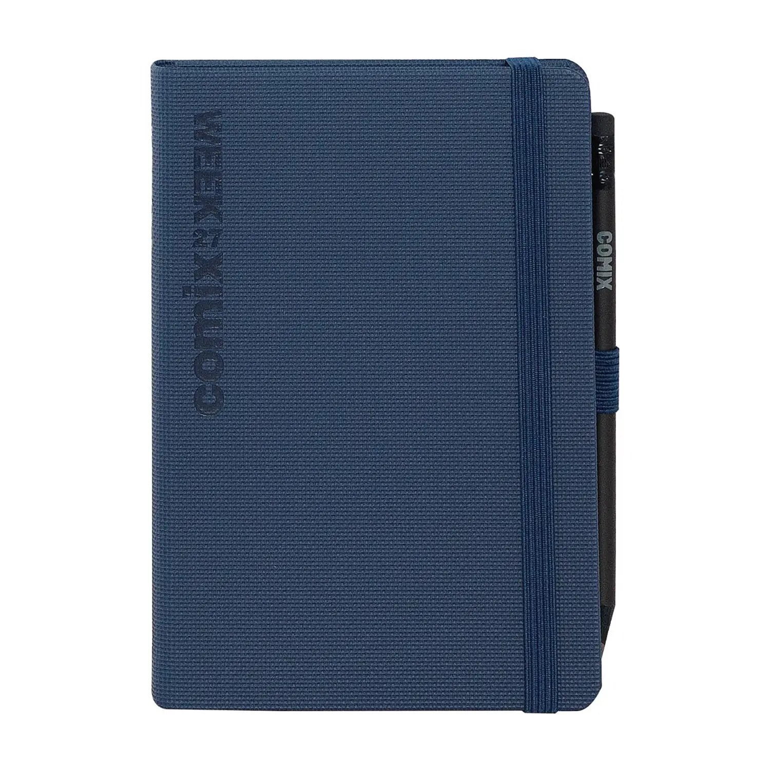 Agenda Comix 2027 12 Mesi Settimanale Medium Blu Texture - agende