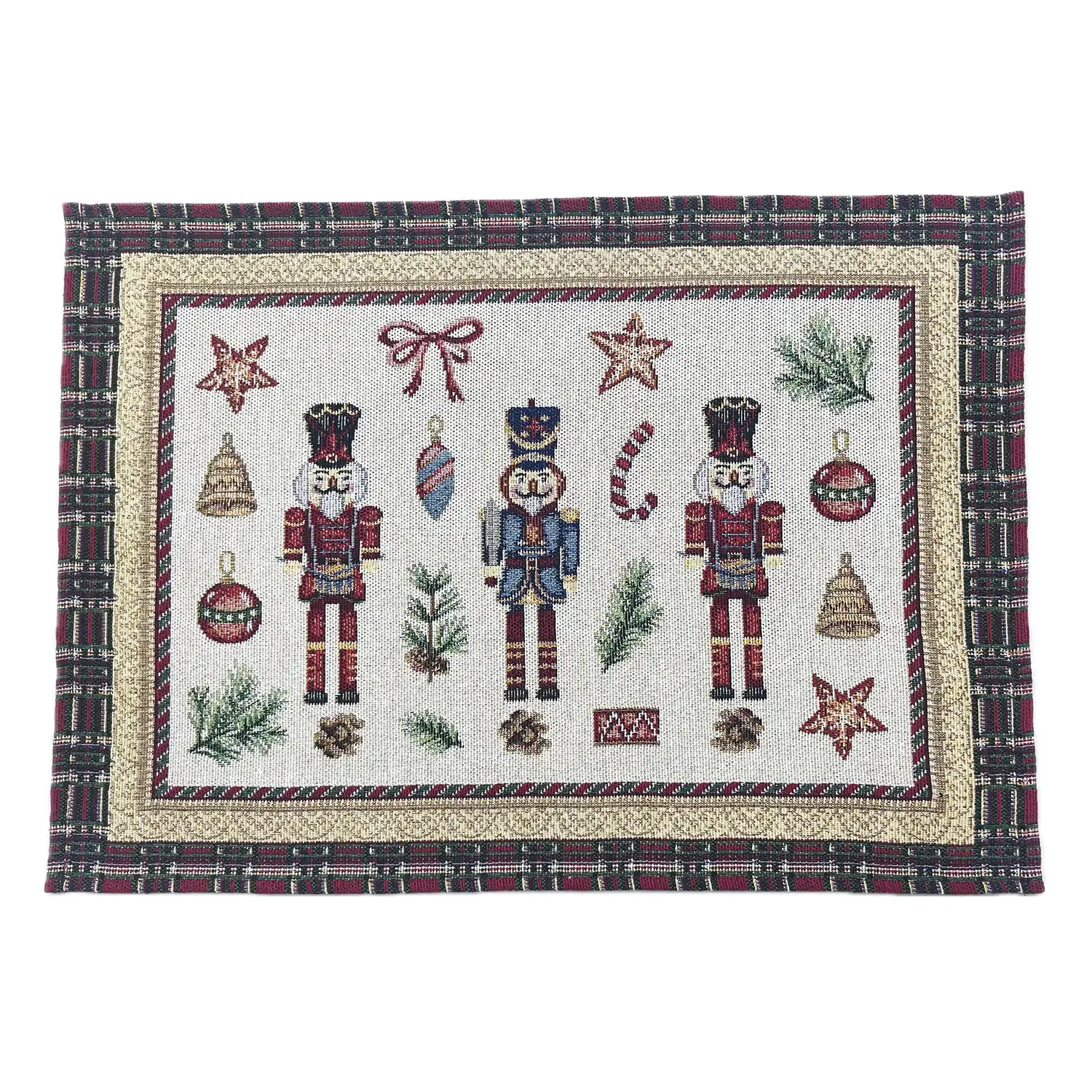 Tovaglietta Natalizia Soldier 48x33 cm in Poliestere e Cotone - addobbi casa
