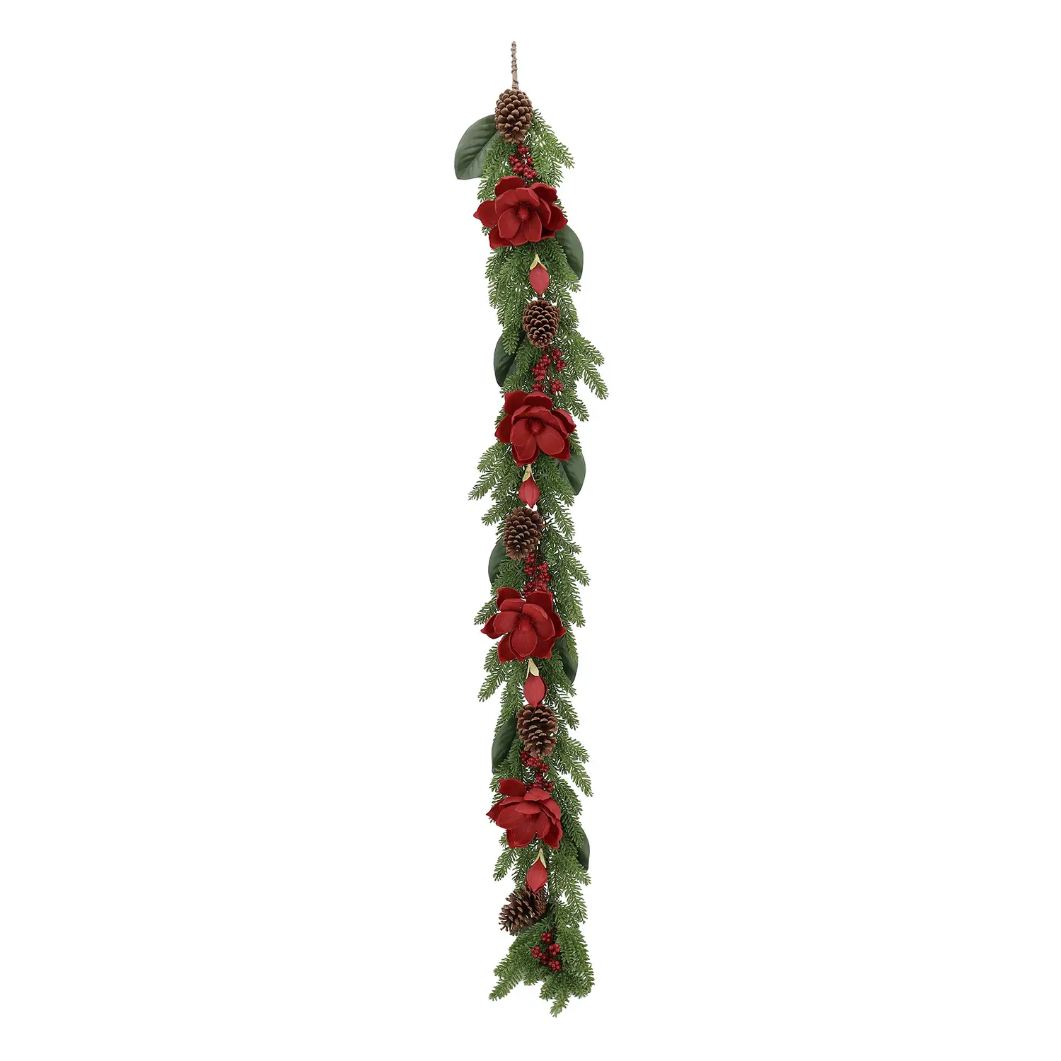 Soldatino Natalizio Brayden con Pino in Resina 45 cm Decorazione Natale - fiori e ghirlande