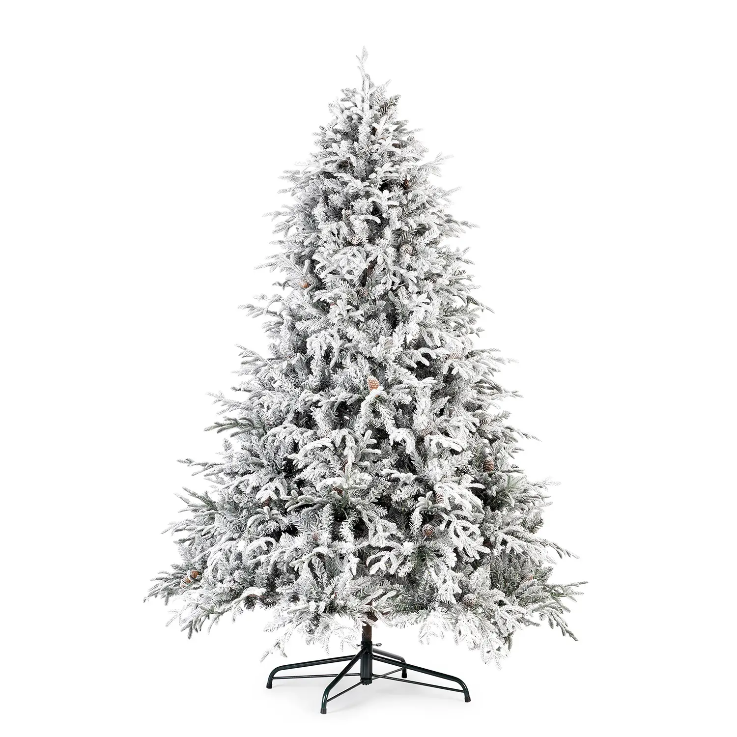 Albero di Natale Loyal Innevato 210 Cm-3964rami - alberi