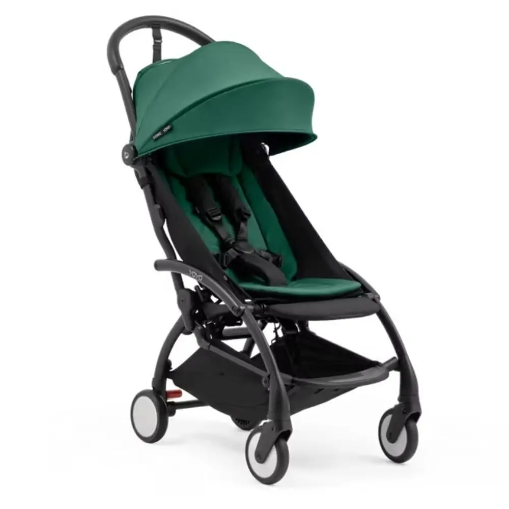 Stokke YOYO5 Passeggino Forest con Telaio Nero - passeggini compatti