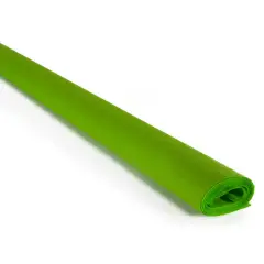 Carta Crespa Leggera Verde Pisello - Rotolo 50x250 cm