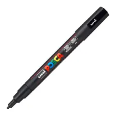 Pennarello Uni Posca - Punta Fine 0,9-1,3 mm – Nero