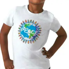 Maglia Bianca per Bambino 6-8 Anni – 100% Cotone Personalizzabile