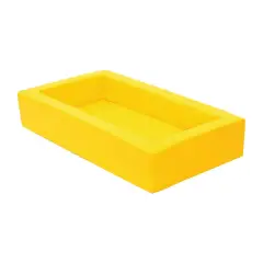 Lettino Culla Morbida con Sponde Giallo – Lettino per Asilo Nido e Scuola dell’Infanzia