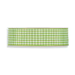Nastro Tessuto a Quadretti Svedesi Verde 25 mm x 20 Metri – Nastro Decorativo