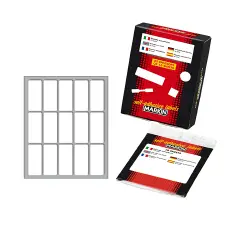Etichette Adesive mm. 46x20 • Busta 10 Fogli da 15 Etichette