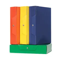 Cartella Progetto Presspan con Bottone – Dorso 6 cm, Formato 25x35 cm