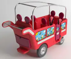 Carrozzino 6 Posti Espresso Elettrico Granturismo Rosso