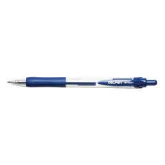 Penna a Scatto Gel School – Blu – Confezione da 10 Pezzi