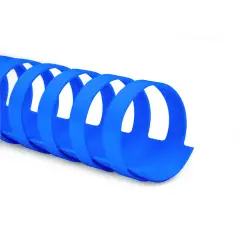 Dorsi Spirale Plastici Diametro 6mm. 100 Pezzi Blu