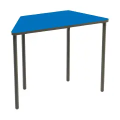 Banco Trapezio Modulare Scuola Primaria – Top Blu | Altezza 64 cm