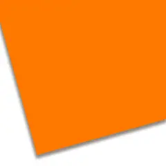 Cartoncino Colorato Premium Liscio – FSC, Colore Arancio, 70x100 cm