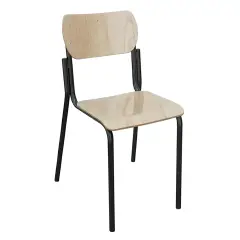 Sedia Impilabile in Faggio Misura 3 – Altezza Seduta 34 cm | Conforme CAM