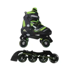Pattini Converibili 2in1 Reverse Verde Lime Taglia M  34/37